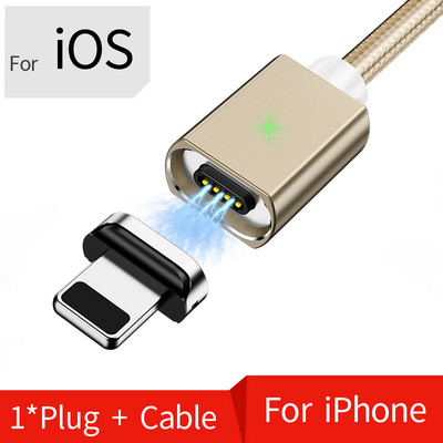 Cablu micro USB magnetic OLAF 2M pentru iPhone Samsung Cablu de date de încărcare rapidă Încărcător magnetic Cablu USB tip C 3A pentru telefon mobil