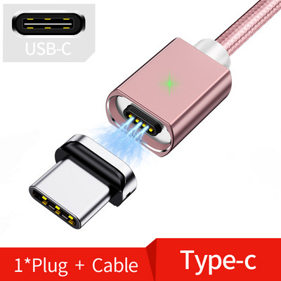 Cablu micro USB magnetic OLAF 2M pentru iPhone Samsung Cablu de date de încărcare rapidă Încărcător magnetic Cablu USB tip C 3A pentru telefon mobil
