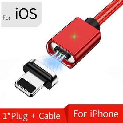 Cablu micro USB magnetic OLAF 2M pentru iPhone Samsung Cablu de date de încărcare rapidă Încărcător magnetic Cablu USB tip C 3A pentru telefon mobil
