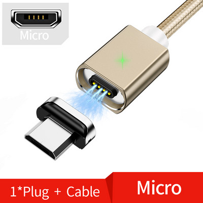Cablu micro USB magnetic OLAF 2M pentru iPhone Samsung Cablu de date de încărcare rapidă Încărcător magnetic Cablu USB tip C 3A pentru telefon mobil