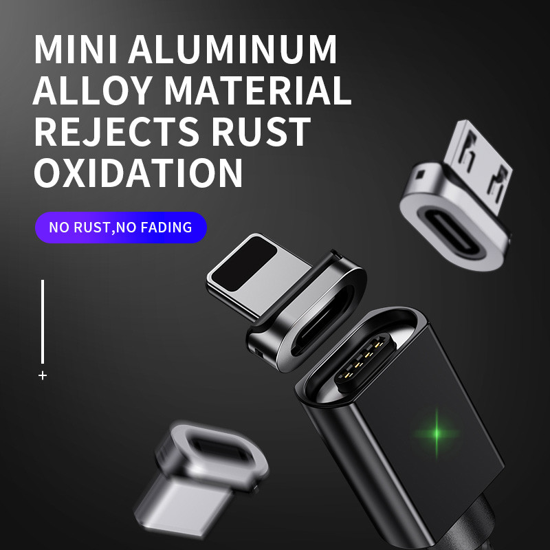 Cablu micro USB magnetic OLAF 2M pentru iPhone Samsung Cablu de date de încărcare rapidă Încărcător magnetic Cablu USB tip C 3A pentru telefon mobil