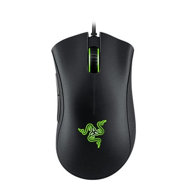 Herná drôtová myš Razer DeathAdder Essential, ergonomická profesionálna optická myš s 6400 DPI pre počítač a notebooky