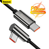 Kábel Baseus PD 100W/66W USB C, rýchlonabíjací kábel 5A, dátový kábel pre Xiaomi, Samsung, Huawei, typ C, dátový kábel pre tablet