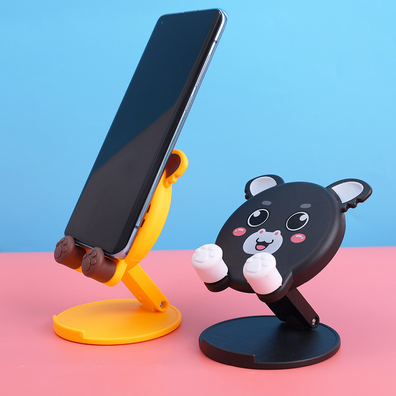 Aranyos univerzális asztali mobiltelefon tartó állvány IPhone IPad állítható táblagép összecsukható asztali mobiltelefon konzolhoz