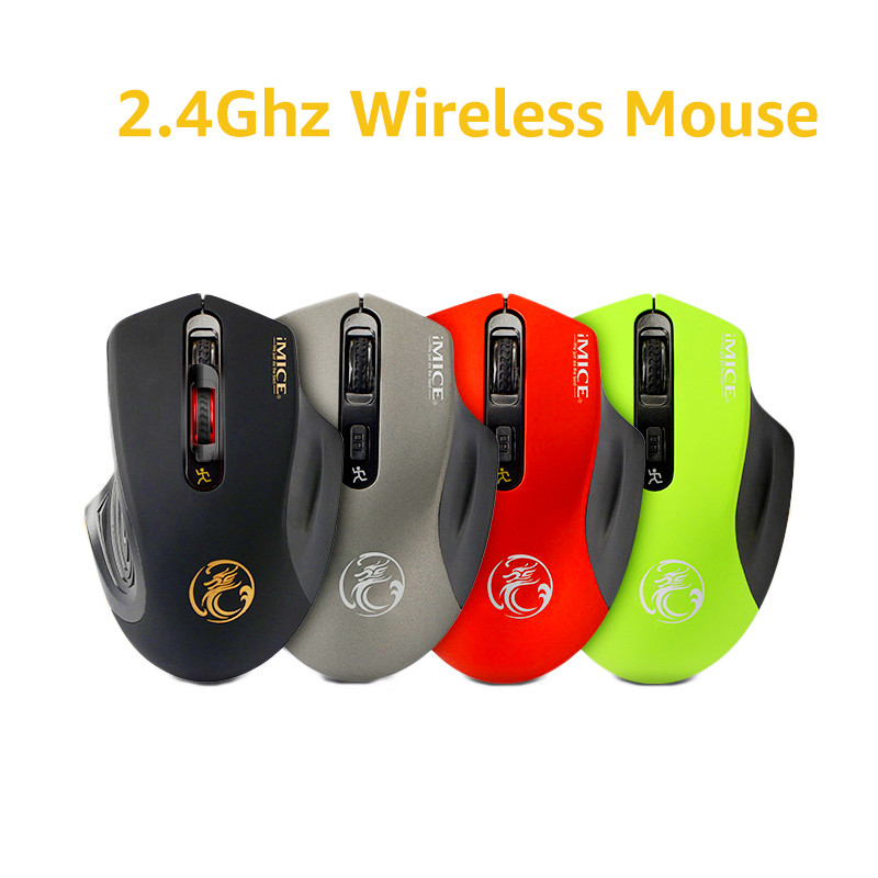 iMice USB 3.0 Receiver Wireless Mouse 2.4G Silent Mouse 4 Buttons 2000DPI Optical Computer Mouse Εργονομικά ποντίκια για φορητό υπολογιστή