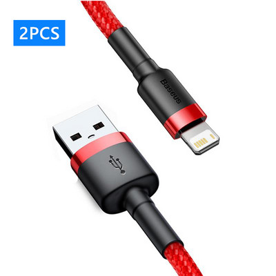 Cablu de încărcare rapidă Baseus 2/5 buc 2.4A pentru iPhone Cablu USB pentru iPhone 14 13 12 11 Pro Max XS 8 Cablu de încărcare Linie de date