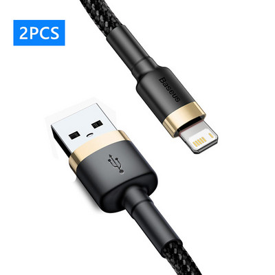 Cablu de încărcare rapidă Baseus 2/5 buc 2.4A pentru iPhone Cablu USB pentru iPhone 14 13 12 11 Pro Max XS 8 Cablu de încărcare Linie de date