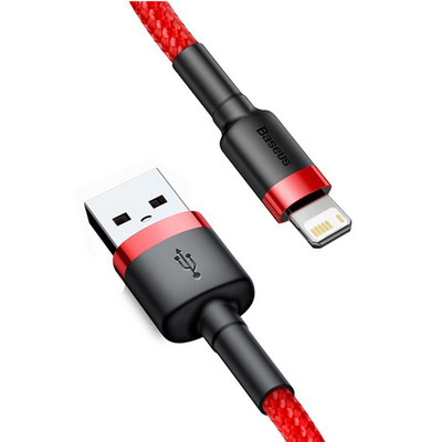 Καλώδιο USB Baseus για iPhone SE 11 Pro Max Xs X Cable 2.4A Καλώδιο γρήγορης φόρτισης για iPhone 7 8 Plus Καλώδιο φορτιστή Καλώδιο δεδομένων USB