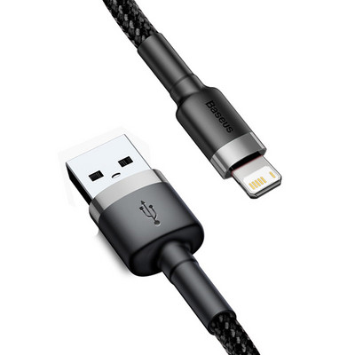 Καλώδιο USB Baseus για iPhone SE 11 Pro Max Xs X Cable 2.4A Καλώδιο γρήγορης φόρτισης για iPhone 7 8 Plus Καλώδιο φορτιστή Καλώδιο δεδομένων USB