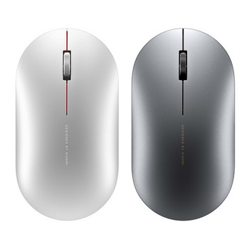 Оригинална преносима безжична игрална мишка Xiaomi Fashion Mouse 1000dpi 2.4GHz Bluetooth връзка Оптична мишка Мини преносима метална мишка