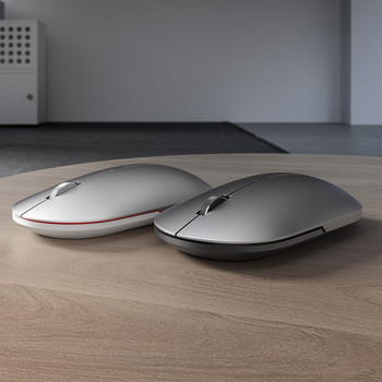 Оригинална преносима безжична игрална мишка Xiaomi Fashion Mouse 1000dpi 2.4GHz Bluetooth връзка Оптична мишка Мини преносима метална мишка