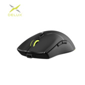Delux M800 könnyű vezeték nélküli egér PAW3335 optikai érzékelő 16000DPI 70g RGB újratölthető, teljesen programozható PC játékosokhoz