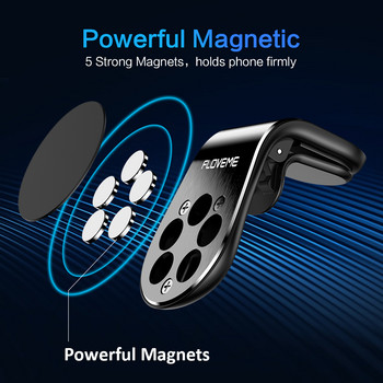 FLOVEME Μαγνητική θήκη τηλεφώνου αυτοκινήτου σε εξαερισμός αυτοκινήτου Βάση στήριξης αυτοκινήτου Βάση στήριξης μαγνήτης θήκη κινητού για iPhone 12 11 Αξεσουάρ τηλεφώνου