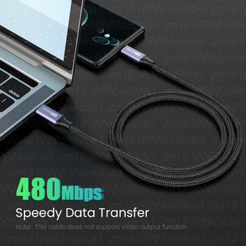 USB тип C към C кабел PD3.1 240W проводник за бързо зареждане за PS5 Nintendo Switch Galaxy S22 MacBook 48V5A Блестящ кабел за бързо зареждане