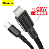 Baseus PD 20W USB tip C kabel za iPhone 13 12 Pro Max 11 X brzo punjenje za iPad Air 2020 USB C telefonski kabel punjača podatkovna žica
