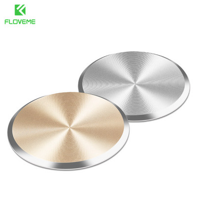 FLOVEME Μαγνητικός Δίσκος για Βάση Τηλεφώνου Αυτοκινήτου Σιδερένιο φύλλο Μεταλλικό φύλλο γενικής χρήσης για βάση στήριξης τηλεφώνου με μαγνήτη Βάσεις στήριξης στο αυτοκίνητο