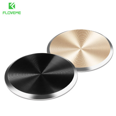 FLOVEME Μαγνητικός Δίσκος για Βάση Τηλεφώνου Αυτοκινήτου Σιδερένιο φύλλο Μεταλλικό φύλλο γενικής χρήσης για βάση στήριξης τηλεφώνου με μαγνήτη Βάσεις στήριξης στο αυτοκίνητο