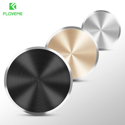 FLOVEME Μαγνητικός Δίσκος για Βάση Τηλεφώνου Αυτοκινήτου Σιδερένιο φύλλο Μεταλλικό φύλλο γενικής χρήσης για βάση στήριξης τηλεφώνου με μαγνήτη Βάσεις στήριξης στο αυτοκίνητο