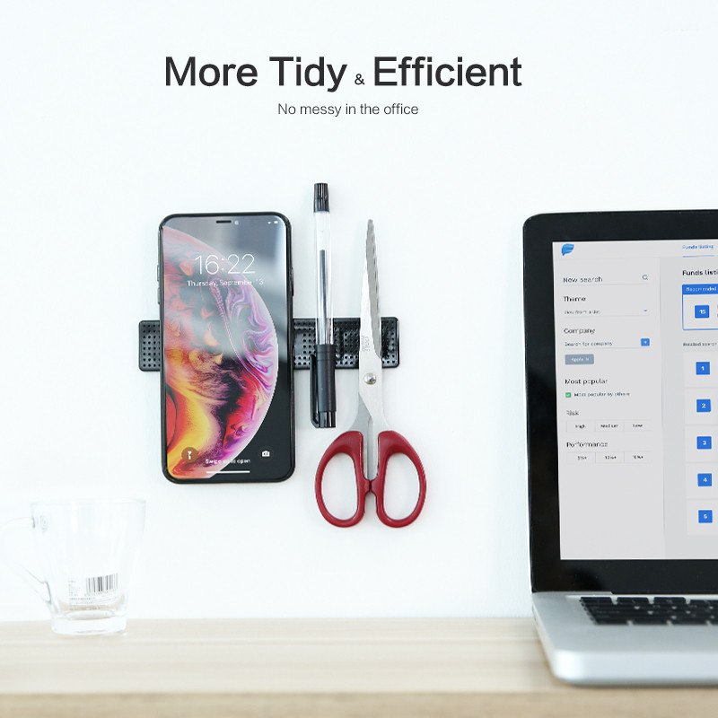 FLOVEME magiškas telefono laikiklis, stiprus adsorbcinis stalo sieninis lipdukas Universalus mobiliojo telefono laikiklis automobiliniame planšetės laikiklyje telefonui