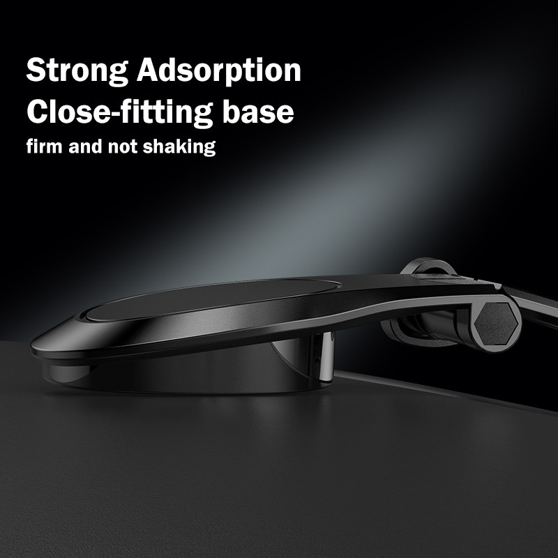 FLOVEME magnetinis automobilinis telefono laikiklis skirtas iPhone Sulankstomas mobiliojo telefono laikiklis prietaisų skydeliui Paste Lankstus automobilio laikiklio stovas