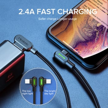 MCDODO USB кабел за iPhone 13 12 11 Pro Max Xs Xr X 8 7 6 Бързо зареждане Micro USB Type C кабел за Samsung Huawei Xiaomi Redmi