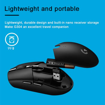 Logitech G304 KDA LIGHTSPEED ασύρματο ποντίκι παιχνιδιών με 6 προγραμματιζόμενα κουμπιά 12000DPI Ρυθμιζόμενα οπτικά ποντίκια για LOL PUBG Fortnite