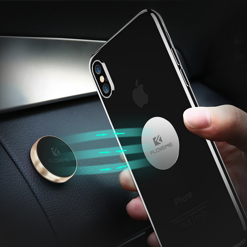 FLOVEME 4 típusú mágneses autós telefontartó mágneses állványtartó telefonhoz autós tartóhoz Xiaomi Redmi Note7-hez iPhone X tartóhoz