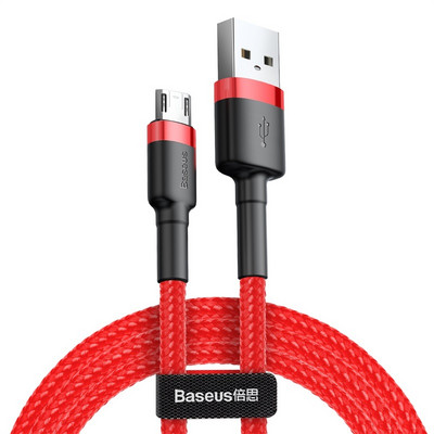 Baseus Micro USB kábel pre rýchle nabíjanie pre Xiaomi Redmi obojstranný 0,5M 1M 2M 3M Micro USB nabíjací dátový kábel pre telefóny Samsung