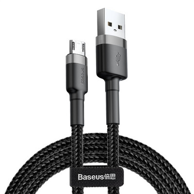 Baseus Micro USB kábel pre rýchle nabíjanie pre Xiaomi Redmi obojstranný 0,5M 1M 2M 3M Micro USB nabíjací dátový kábel pre telefóny Samsung