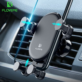 Βάση τηλεφώνου FLOVEME Gravity Car για iPhone12 11 Max XR Air Vent Βάση αυτοκινήτου για Samsung S9 OPPO βάση τηλεφώνου Telefon Tutucu