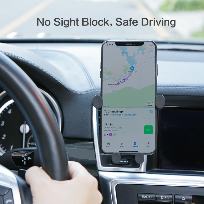 Βάση τηλεφώνου FLOVEME Gravity Car για iPhone12 11 Max XR Air Vent Βάση αυτοκινήτου για Samsung S9 OPPO βάση τηλεφώνου Telefon Tutucu