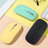 Mouse Bluetooth cu încărcare fără fir Candy Color Mouse silențios 2,4G Mouse cu două moduri