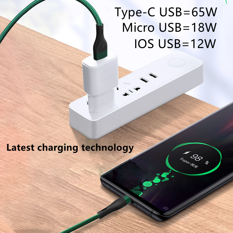 RUZSJ 100W USB C σε USB τύπου C Καλώδιο USBC PD Καλώδιο γρήγορης φόρτισης USB-C 6A Καλώδιο Type-c Για Xiaomi POCO X3 M3 Samsung Macbook iPad