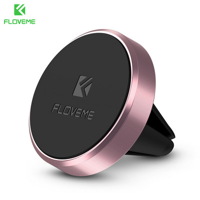 FLOVEME Suport magnetic pentru telefon auto, rotație de 360 de metri, ventilație de aerisire, suport GPS pentru Xiaomi mi8, Samsung Galaxy S9, suport pentru telefon în mașină