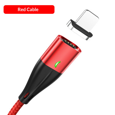 TOPK AM61 1M 3A mágneses kábel Gyorstöltő C típusú kábel iPhone töltőhöz Adattöltő Micro USB kábel Gyorstöltő kábel