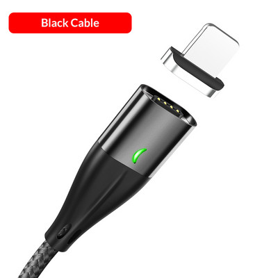 TOPK AM61 1M 3A mágneses kábel Gyorstöltő C típusú kábel iPhone töltőhöz Adattöltő Micro USB kábel Gyorstöltő kábel