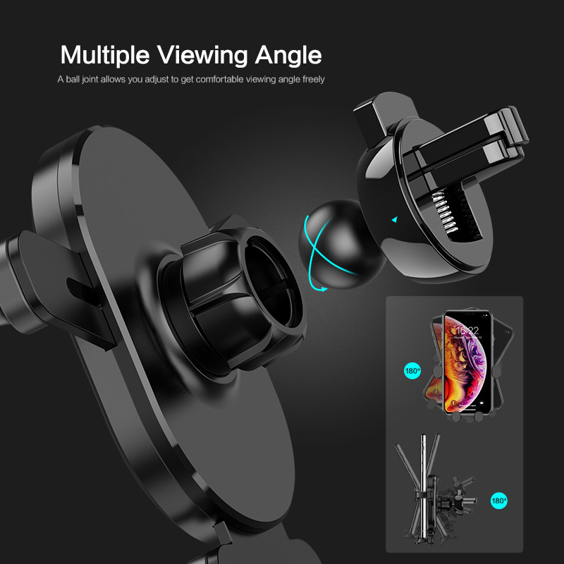 Suport pentru telefon auto FLOVEME Gravity Suport pentru telefon mobil pentru iPhone 12 11XR XS Suport pentru telefon mobil pentru Samsung xiaomi