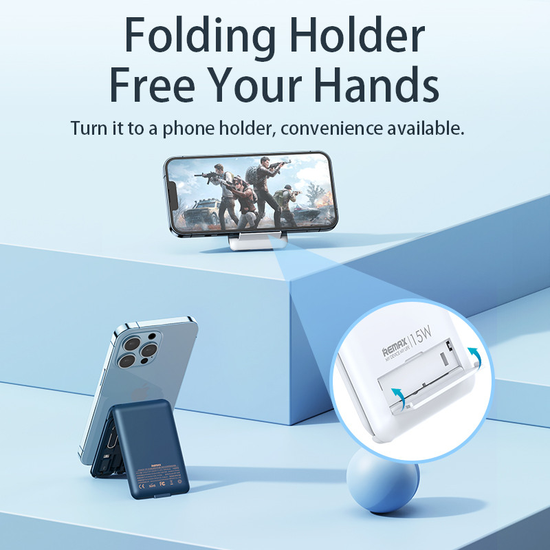 Remax 6v1 bezdrôtový nabíjací kábel Micro USB Lightning Type-C, sada, úložný box pre iPhone, Huawei, Xiaomi s držiakom