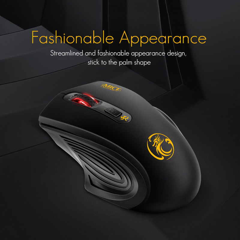 G Bežični miš za isključivanje zvuka Poslovni uredski miš za prijenosno računalo Bežični miš za igranje s 4 gumba