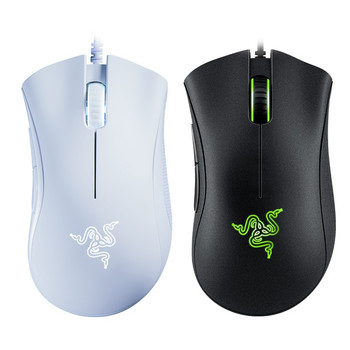 Razer Deathadder Essential Wired Gaming Mouse Gamer 6400DPI Ергономичен дизайн Mechanica Side Button мишки за компютър лаптоп