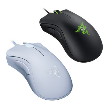 Razer Deathadder Essential Wired Gaming Mouse Gamer 6400DPI Ергономичен дизайн Mechanica Side Button мишки за компютър лаптоп