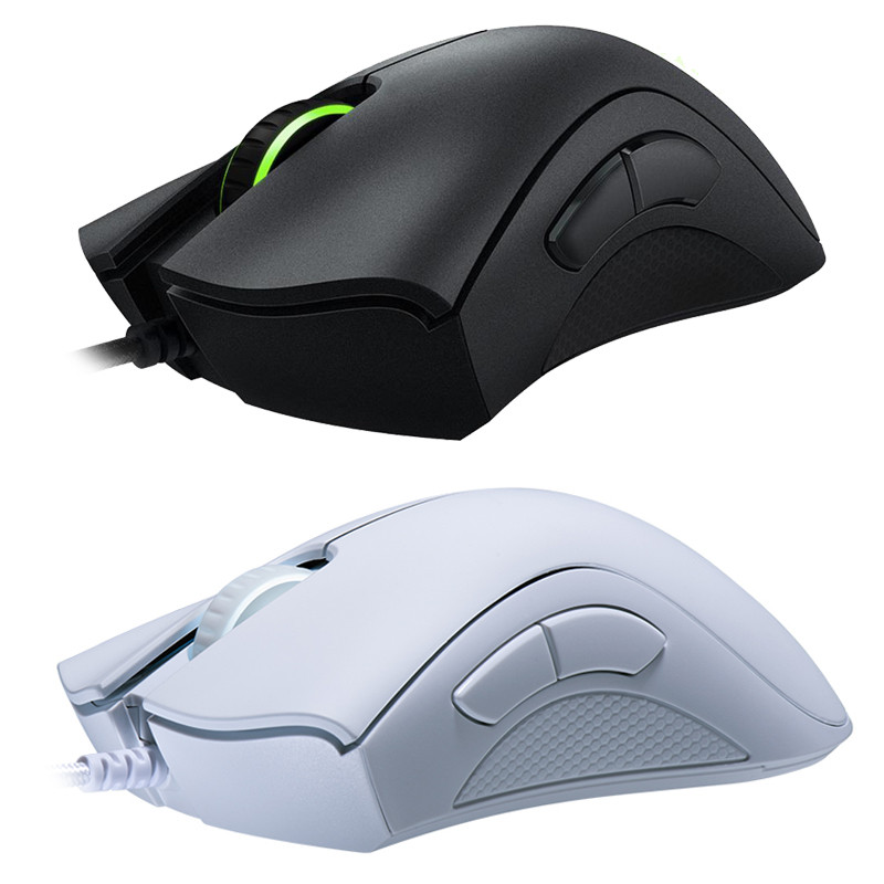Razer Deathadder Essential Žičani miš za igranje Gamer 6400DPI Ergonomski dizajn Mechanica miševi s bočnim gumbom za prijenosna računala