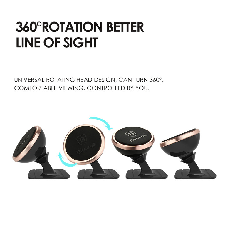 Baseus universālais automašīnas telefona turētājs Magnētiskais turētājs mobilajam telefonam automašīnā iPhone X turētājam soporte movil auto telefoon houder