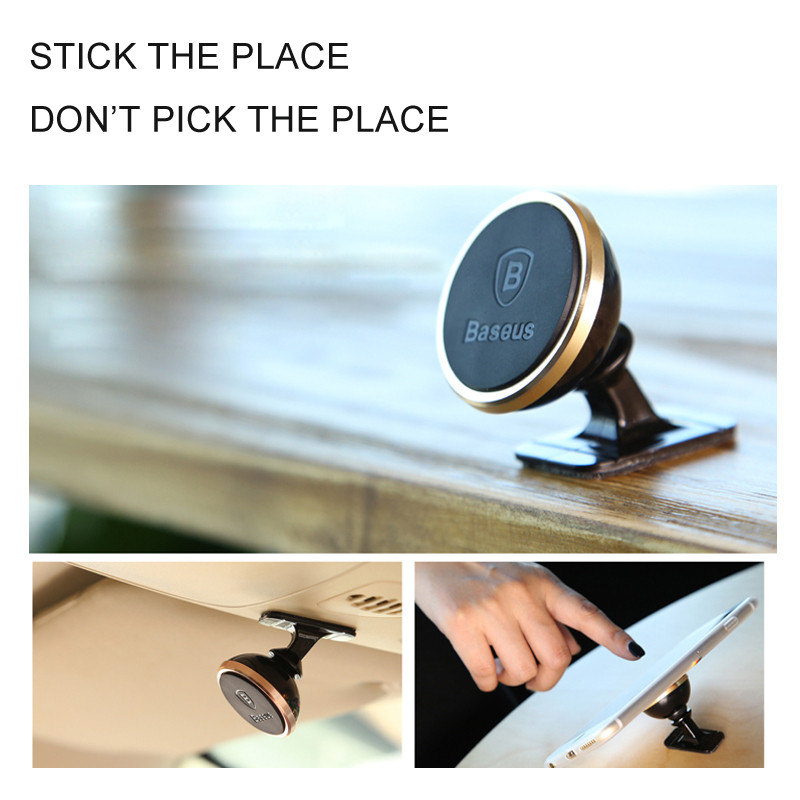 Baseus universālais automašīnas telefona turētājs Magnētiskais turētājs mobilajam telefonam automašīnā iPhone X turētājam soporte movil auto telefoon houder