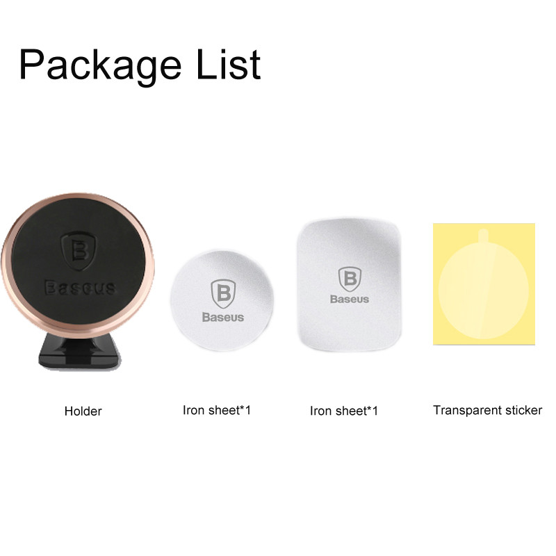 Baseus universālais automašīnas telefona turētājs Magnētiskais turētājs mobilajam telefonam automašīnā iPhone X turētājam soporte movil auto telefoon houder