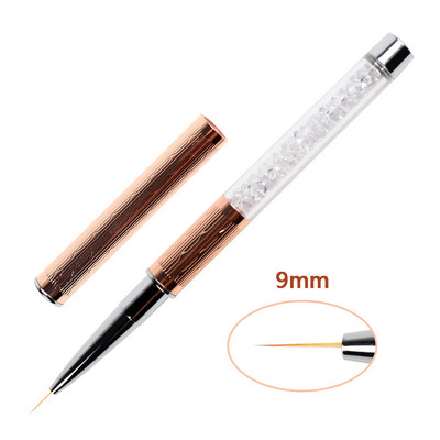ANGNYA New Nail Art Akril Folyékony Púder Faragás UV Gél Extension Builder Festés Ecset Vonalak Bélés Rajz Toll Manikűr eszközök