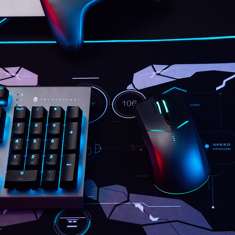 Mouse de gaming fără fir Thunderobot ML703 2.4G Gamer RGB cu fir fără fir 16000 DPI Mouse reîncărcabil pentru laptop PC Gamer