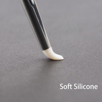 5 бр. Силиконова четка за нокти Релефна куха керамика Скулптура UV Gel Shaping Силиконови четки за моделиране на ноктопластика Направи си сам инструмент