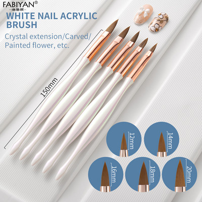 3/7kom profesionalna manikurna UV gel kist olovka prozirna akrilna kist za slikanje noktiju alati za fototerapiju