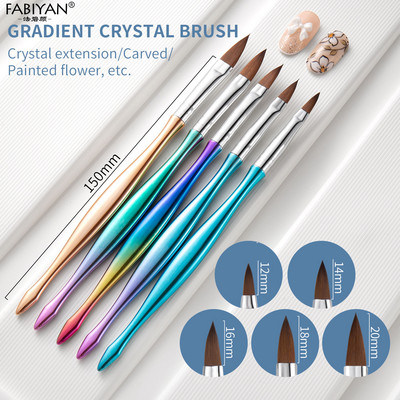 3/7kom profesionalna manikurna UV gel kist olovka prozirna akrilna kist za slikanje noktiju alati za fototerapiju